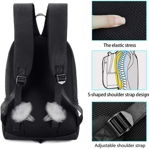 Gothic Coffin Shaped Shoulder Bag and Backpack for Women Halloween Style - Picture 6 of 7